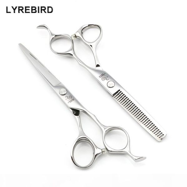 

professional hair scissors 6 inch 9cr13 barber hair shears thinning scissors bearing screw lyrebird high class new