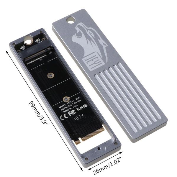 

snowpard-m2 dustproof nvme sata radiator aluminum alloy m.2 2280 passive cooler