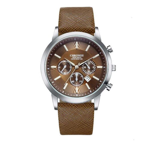 

exquisite packaging men's gift watch wallet set set creative combination set, Slivery;brown