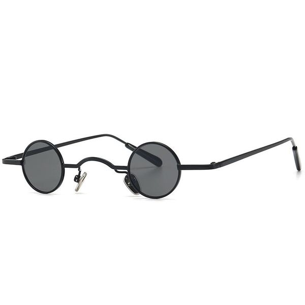 

sunglasses 2021 style steampunk european and american street shooting trend retro round narrow prince mirror 2034, White;black
