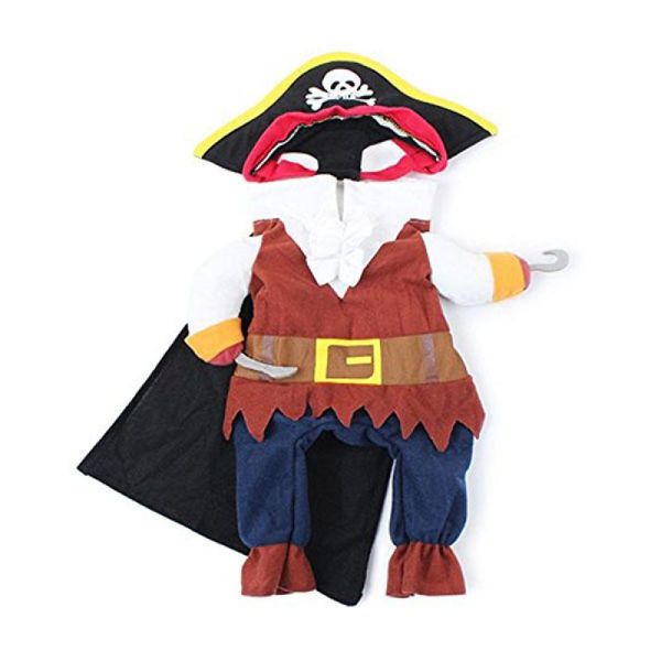 

cat costumes pet dog clothes costume dress pirate suit apparel with hat size