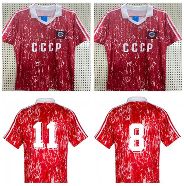 

classic of the 20th century 1990 retro soviet union cccp football shirt 86 87 igor belanov mascitti blokhin football 1986 1987 soviet union, Black;yellow
