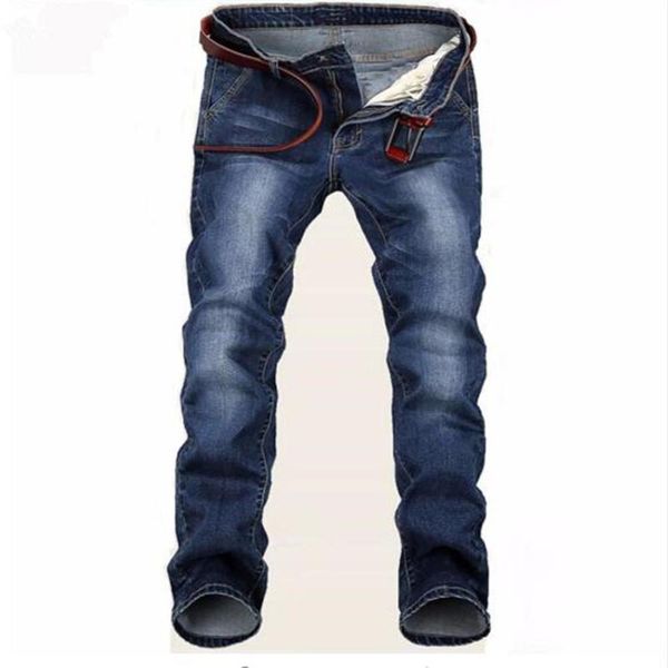

delivery 2020 new large blue elastic men jeans slim fit straight denim pants price men's jean skinny homme