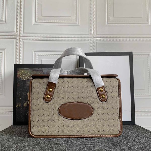 

designer mini tote bag elegant retro pony buckle small box handbag