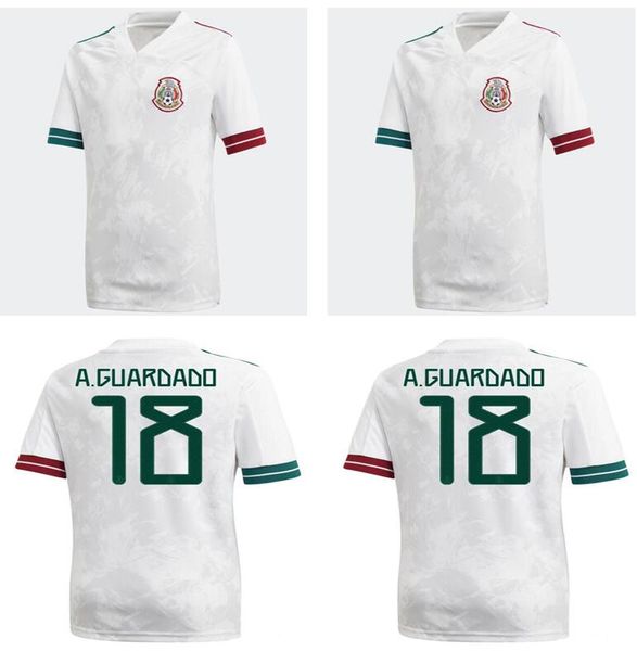 

2021 mexico soccer jersey home away 21 22 chicharito lozano dos santos football shirt men + kids kit women sets uniformsdgsa, Black;yellow