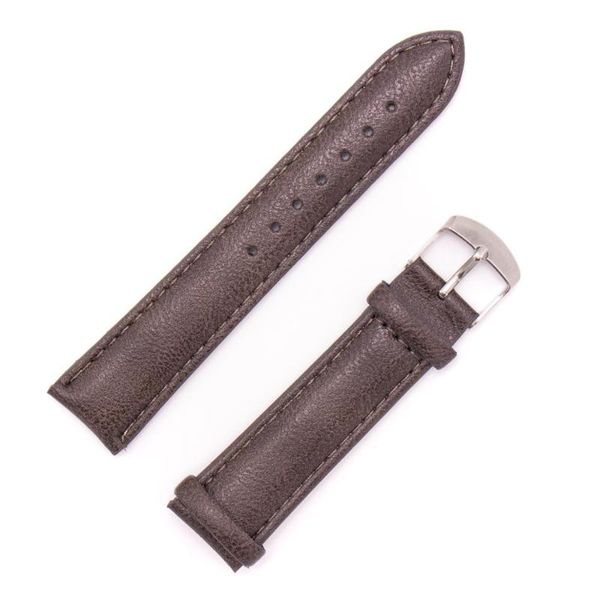 

watch bands black leather handmade environmental protection strap 20mm se-09, Black;brown