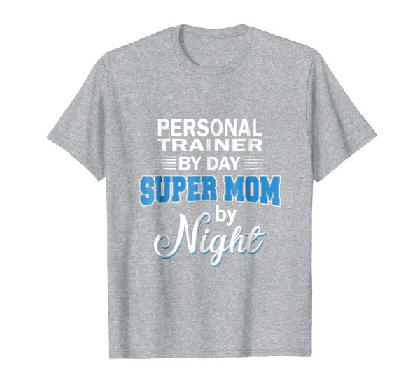 

personal trainer super mom t-shirt | personal trainer gifts, White;black