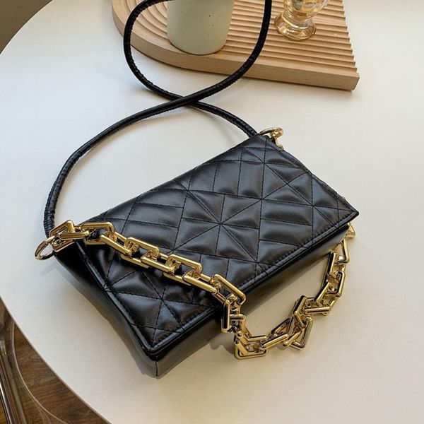 

evening bags 2021 fashion shopping shoulder bag retro casual women totes female pu leather solid color chain handbag purse