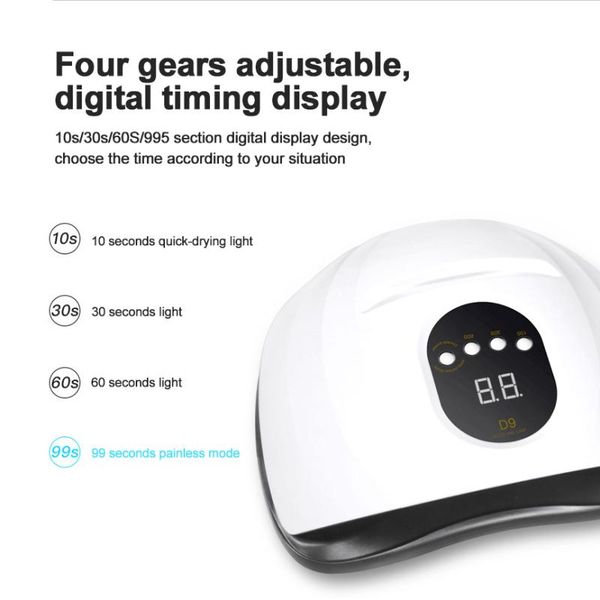 

nail dryers lamp led potherapy uv machine baking quick-drying polish