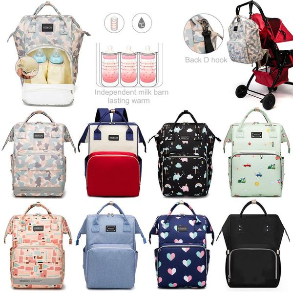 

school bags fashion maternity diaper bag for baby large capacity nappy travel mommy care backpack mom