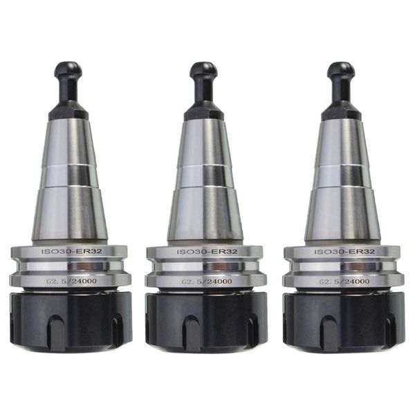 

machining 3pcs metal iso30 er32 50 balance collet chuck g2.5 24000rpm cnc toolholder