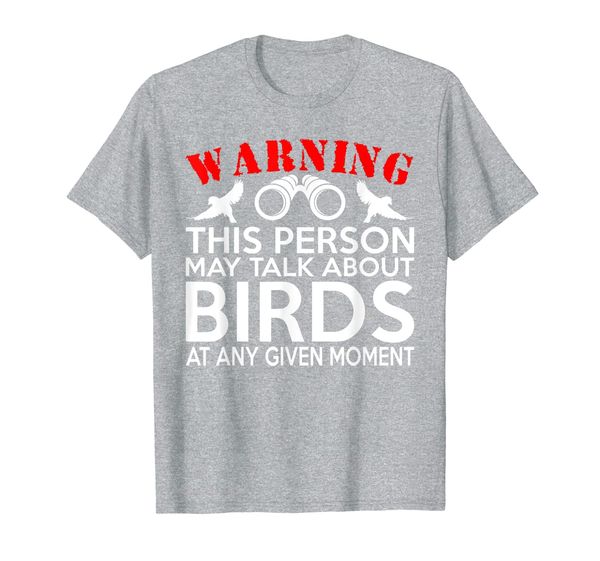 

may talk about birds funny birdwatching t-shirt mm, White;black