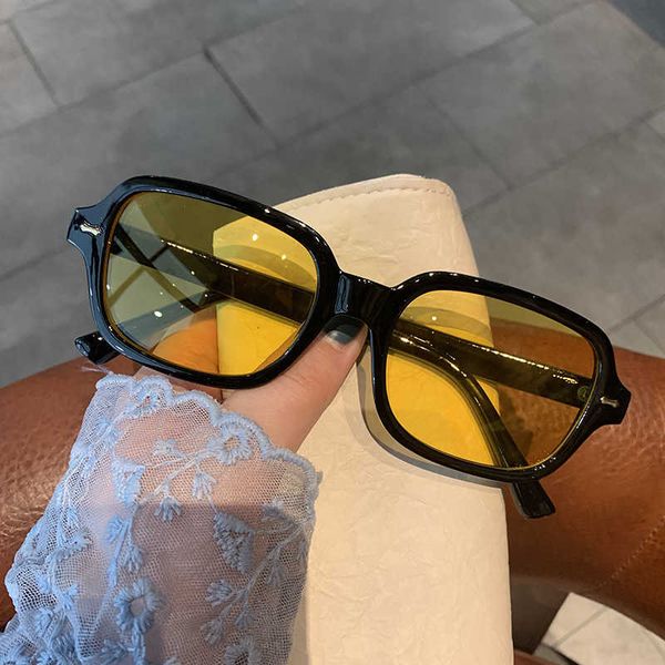 

aviator sunglasses rectangle futuristic rivet women men 2021 brand desiigner ladies fashion sun glassses vintage oculos de sol feminino, White;black