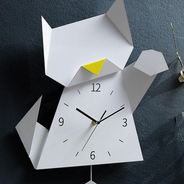

wall clocks walking time precise personality creative clock simple installation children's structure stable living room modern si