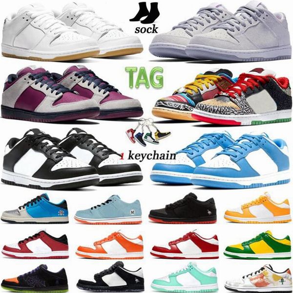 

sandals with box men women running shoes sb low michigan unc black white varsity green kentucky chunky syracuse laser orange mens sports sne