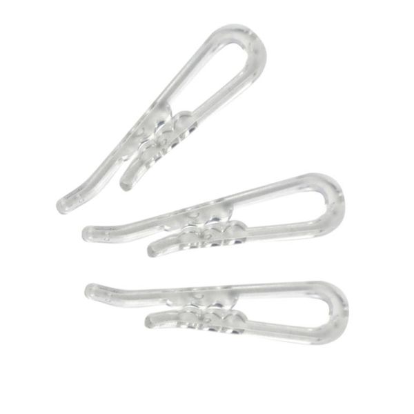 

hangers & racks 100pcs transparent clip multifunction stockings cloth toothed clothespin for shirt briefs sock pants