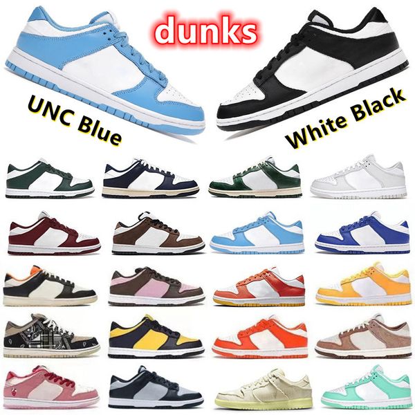 

designer low sneakers men casual shoes white black varsity green grey fog bordeaux unc coast mens womens sports dunksb vintage navy pn dust