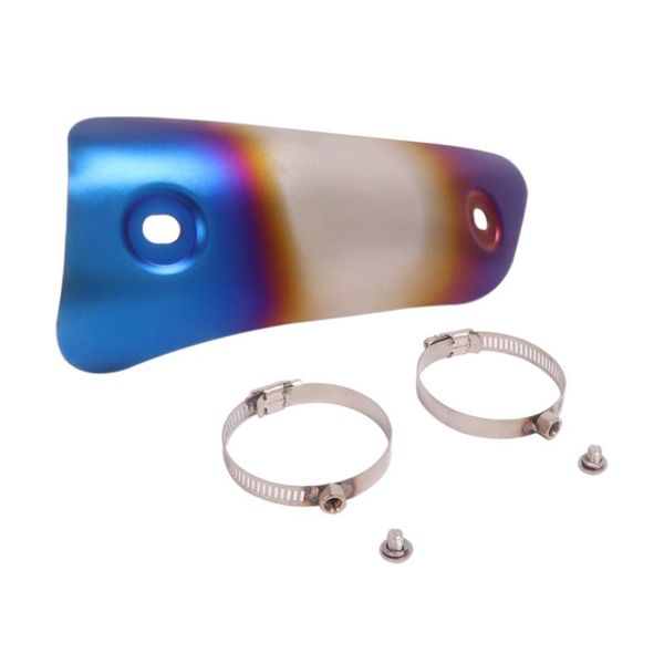 

motorcycle exhaust system pipe stainless steel protector heat shield cover guard anti-scalding for most moto scooter