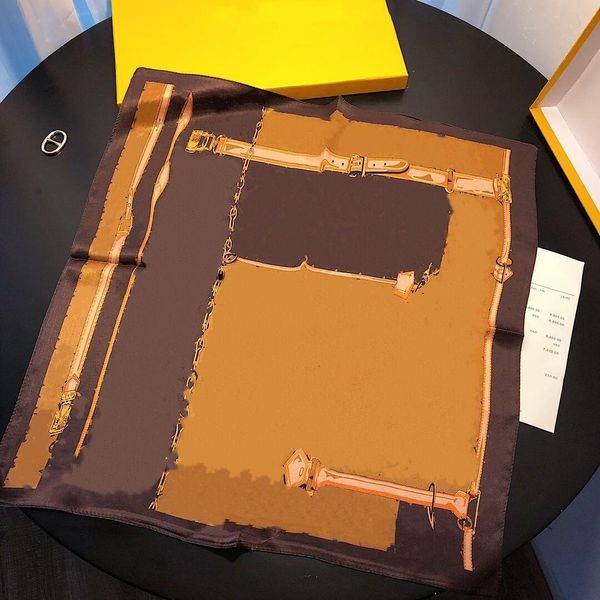 

silky beautiful and elegant women spring and summer silk scarves 50*50cm letter square scarf without box ing, Blue;gray