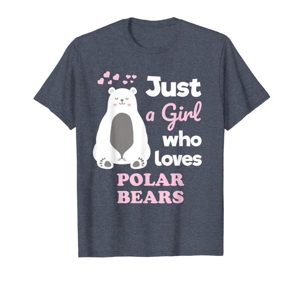 

Cute Polar Bear Shirt Gift Just a Girl Who Loves Polar Bears, Mainly pictures