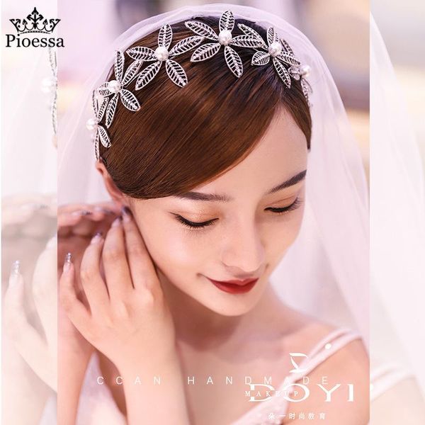 

hair clips & barrettes sweet bridal branches crystal rhinestone flower tiara hairdress wedding hairband pageant prom crown jewelry accessori, Golden;silver