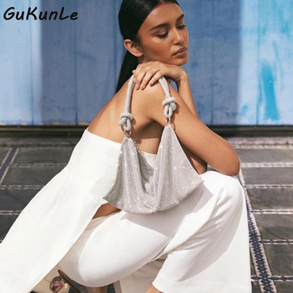 

evening bags knot handle rhinestones clutch bag crystal diamonds dinner party wedding purses and handbag luxury designer