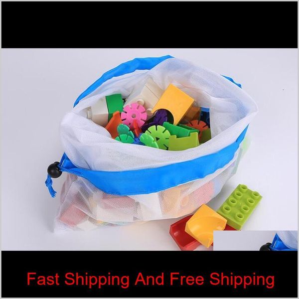 

reusable shopping bags eco-friendly mesh vegetable fruit toys storage pouch hand totes home enviro qylald lipper