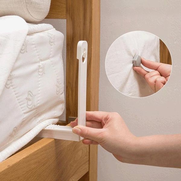 

clothing & wardrobe storage 4pcs bed sheet clips soft holder non-slip fastener grippers straps slip-resistant clip holders