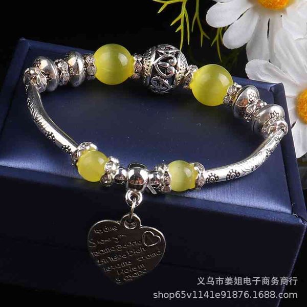 

new crystal cat's eye bracelet designed by pan family and popular, Black