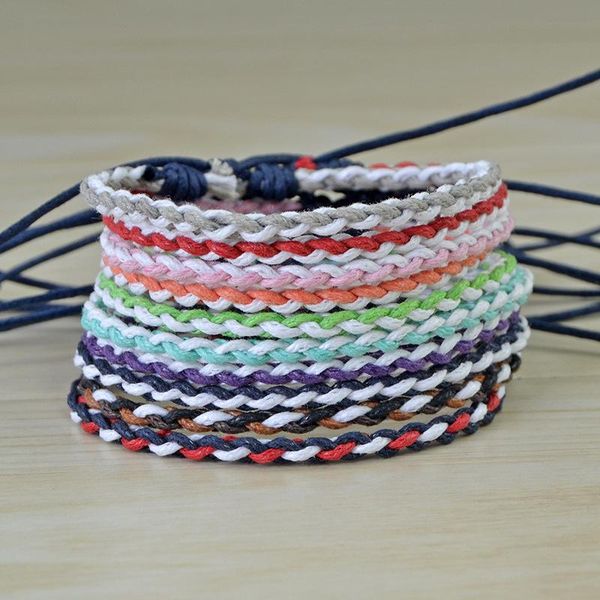 

charm bracelets lucky tibetan string & bangles for women men handmade tassel knots thread rope bracelet ethnic jewelry, Golden;silver