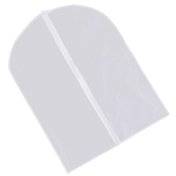 

clothing & wardrobe storage peva clothes dust cover clear garment bags semitransparent (white size 60*80cm)