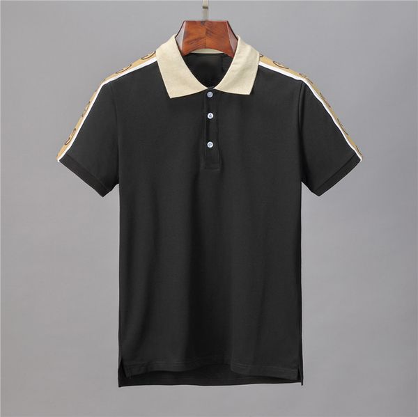 

mens designers polo t shirts mens polo homme summer polos shirt embroidery polos t shirts high street trend shirt tee m-3xl, White;black