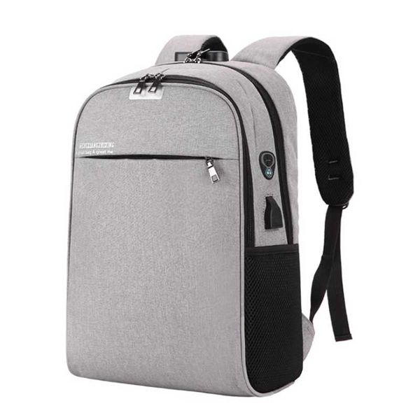 

backpack backpack, large capacity business bag, usb password waterproof bag