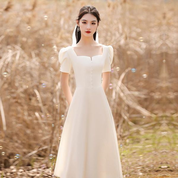 

ethnic clothing solid elegant lady celebrity gown square neck slim a-line engagement beading retract waist prom dress vestidos de fasta, Red