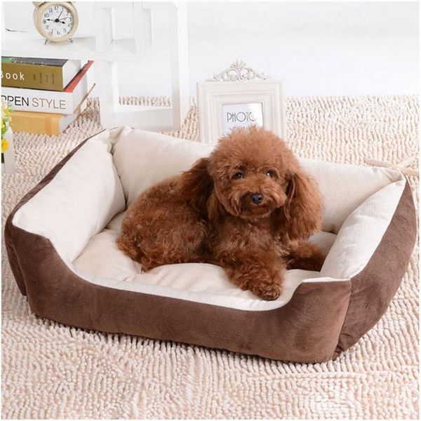 

s m l xl plus size pet dog bed warming dog house soft material cat kennel warm winter for cat pet products beds ct02