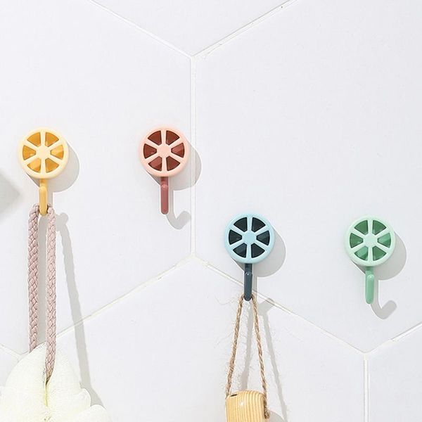 

hooks & rails 10pcs shaped design key holder wall mounted clothes hanger multifunction storage organizer for bag brush sticky hook