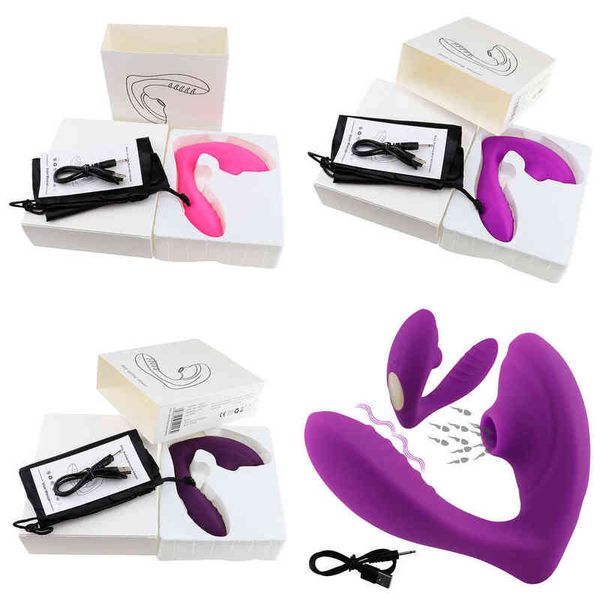 Vibratori giocattolo del sesso Nxy Vibratore di attrazione vaginale femminile 10 velocità con dispositivo di masturbazione a ventosa Stimolatore del clitoride orale 1218