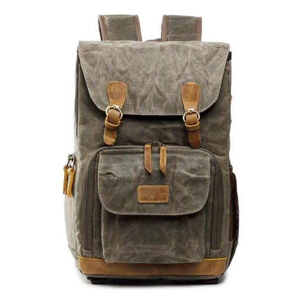 

backpack camera bag digital dslr waterproof shockproof canvas for slr video po