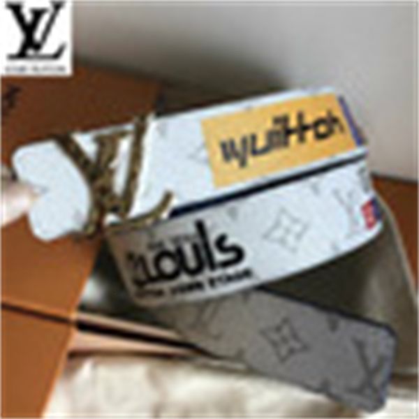 

brand designer luxury belt double-sided irregular pattern gold buckle authentic official mens belts for men women belt with box, Silver