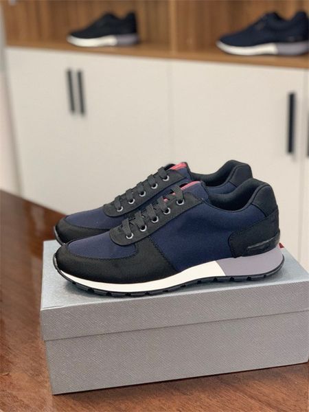 

paris men women personality trainer comfort casual prad dress shoe handmade sneaker leisure leather shoes women trainers lowtop, Black
