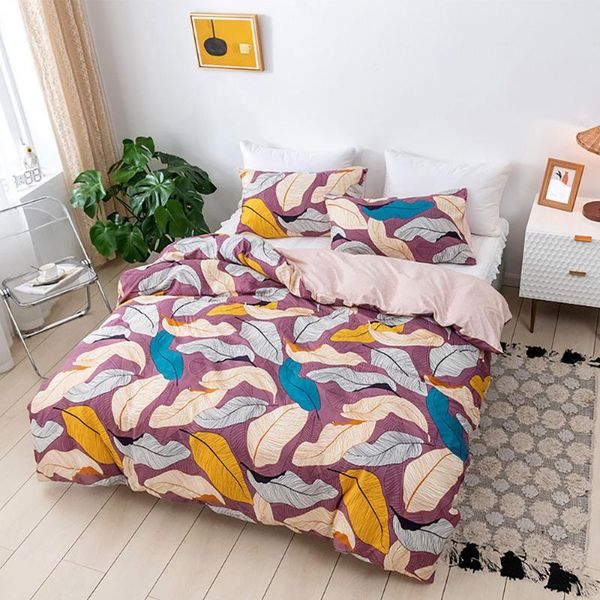 

bedding sets 3-piece set of comfortable household quilt cover with pillowcase printed 260x230 240x220 king winter