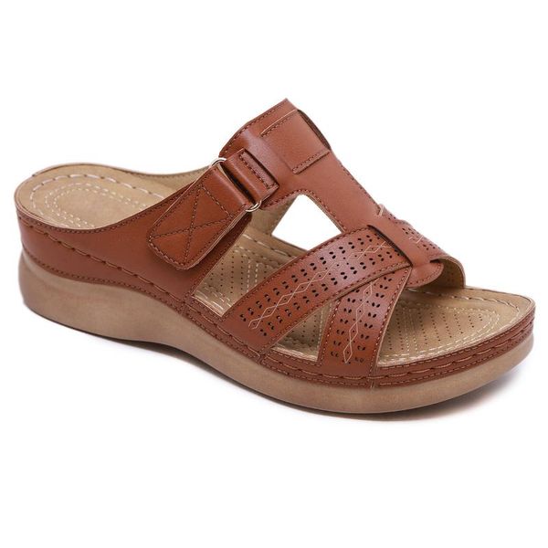 

beach with comfortable slipper woman sandals line non-slip, Black