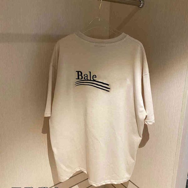 

2022 factory wholesale new cola letter embroidery short t-shirt female wave summer lovers fashion simple casual half sleeve t-shirt a1, White