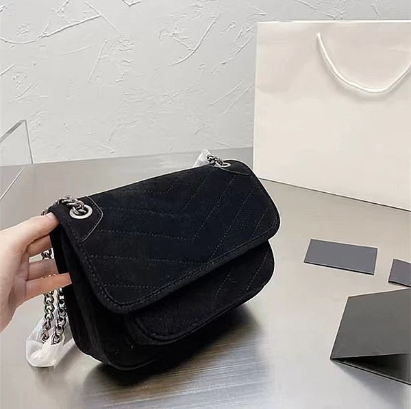 

shoulder bags designer handbag niki classic envelope postman bag quality handbags large capacity golden chain high-grade square