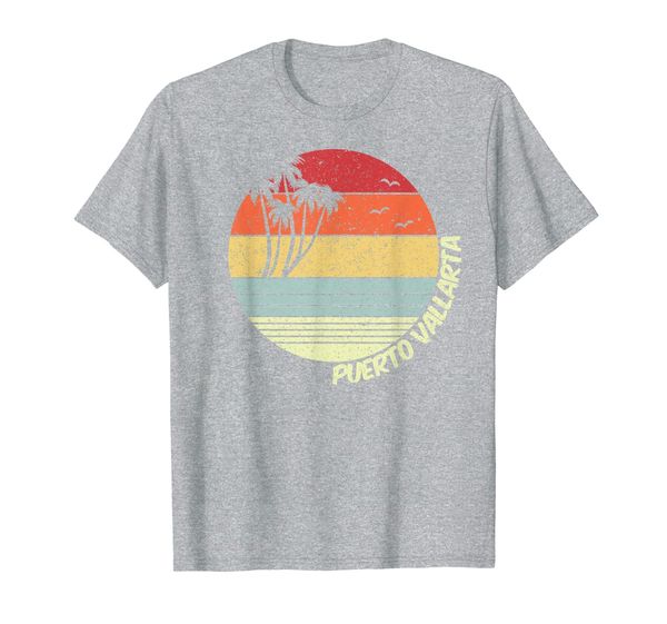 

puerto vallarta mexico beach vacation souvenir t-shirt, White;black