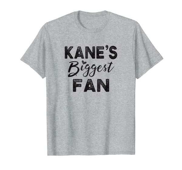 

kane's biggest fan t-shirt, White;black