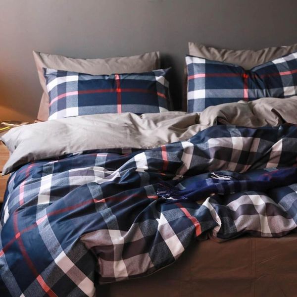 

fashion bedlinen 100 cotton bedding set single double bed (flat sheet+pillowcase+duvet cover)