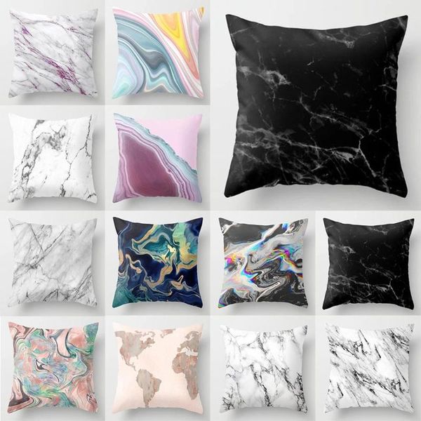 

45*45 cm nordic style polyester cushion cover printed throw sofa bedroom living room home decor fashion simple soft pillowcase