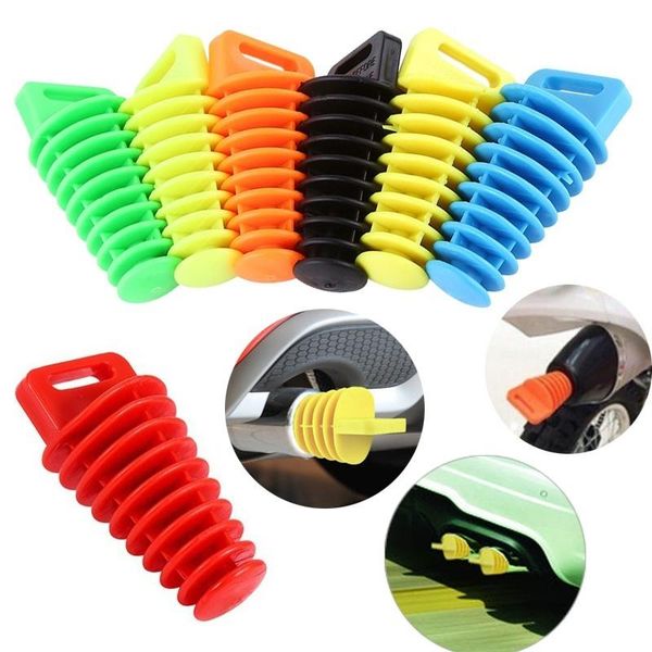 

exhaust pipe 1pc motorcycle motocross tailpipe pvc air-bleeder plug muffler wash