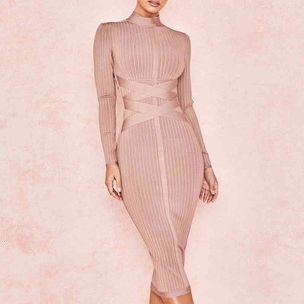 

dresses casual est fashion celebrity party bodycon bandage long sleeve o-neck elegant night out club dress women vestidos x53d, Black;gray